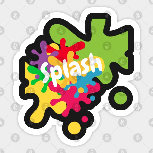 Splash Sticker by siv111